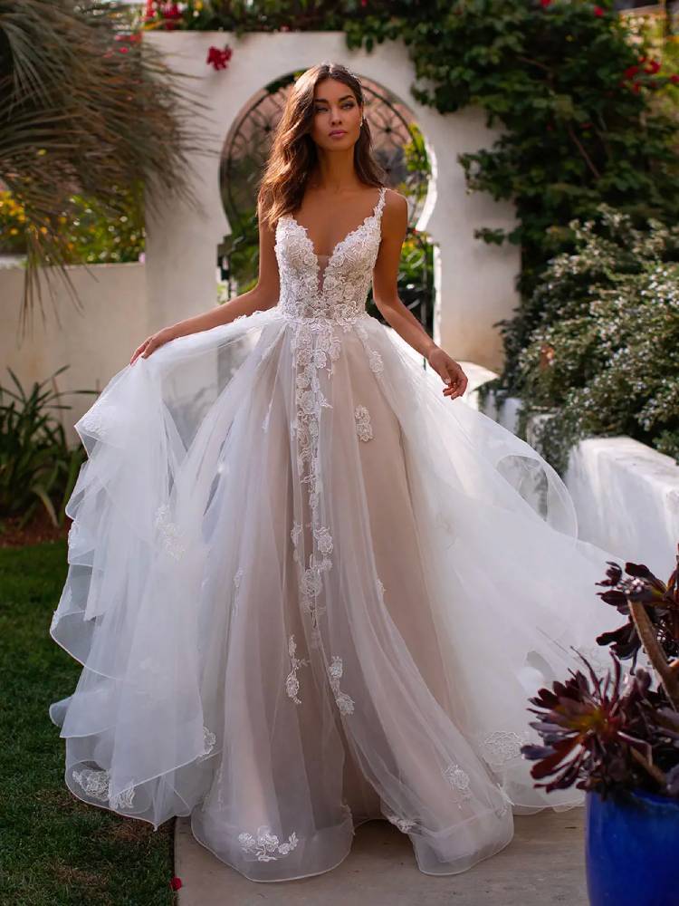 A Guide To Beautiful Gowns: Moonlight Bridal Image